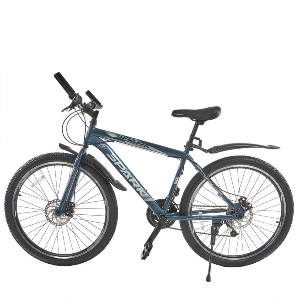 Велосипед SPARK FORESTER 26" 2021, размер L, Серый